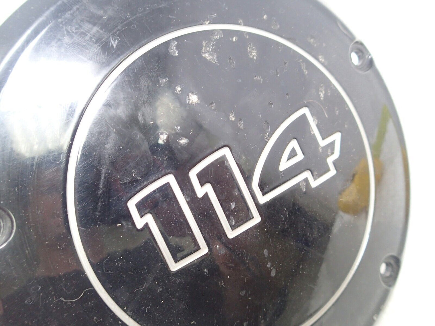 99-17 Harley Davidson Softail Dyna Touring Twin Cam Chrome BLACK 114 Derby Cover