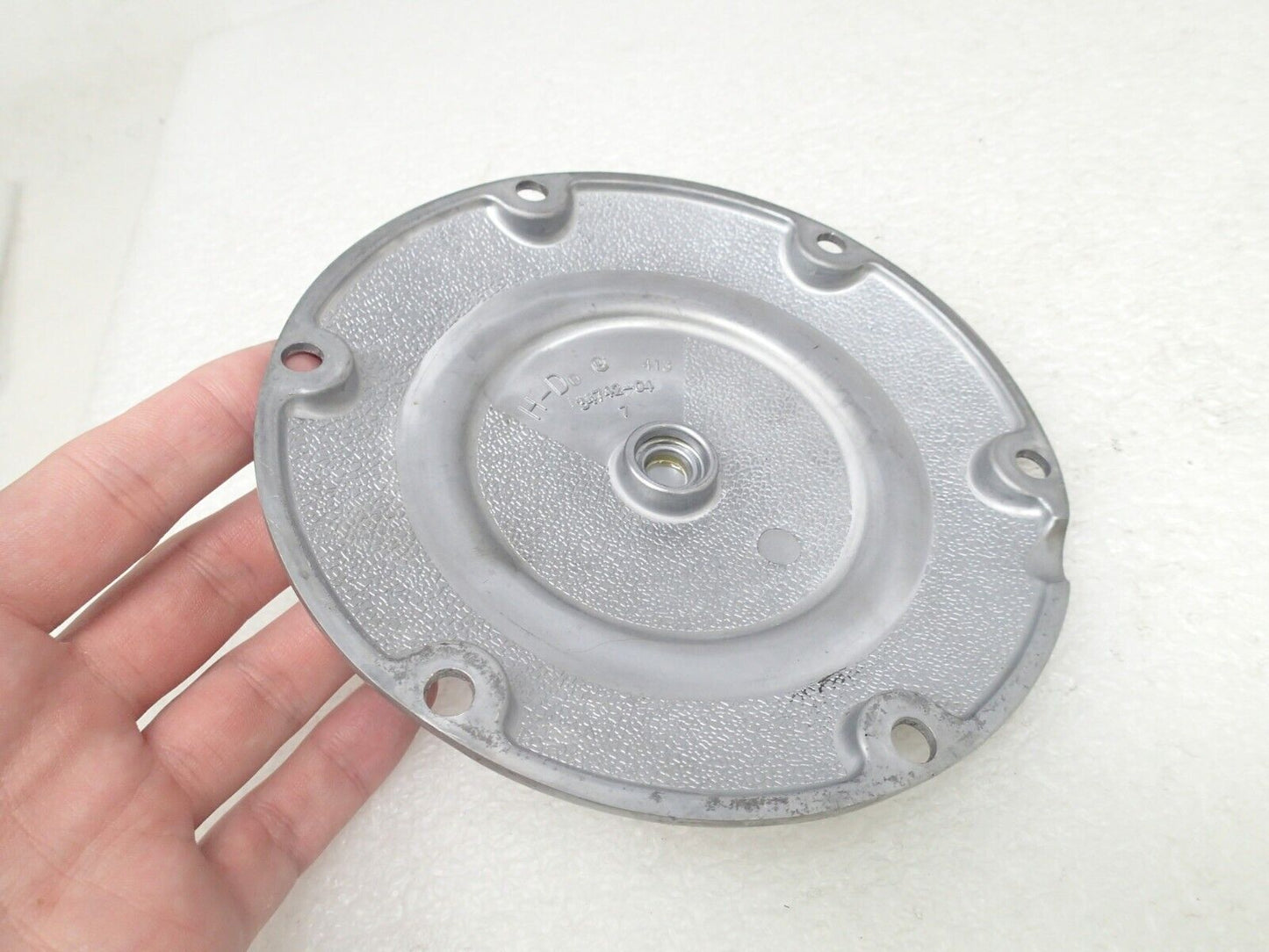 OEM Harley Davidson Primary Derby Cover 34742-04 Chrome Scratched USED 34742-04