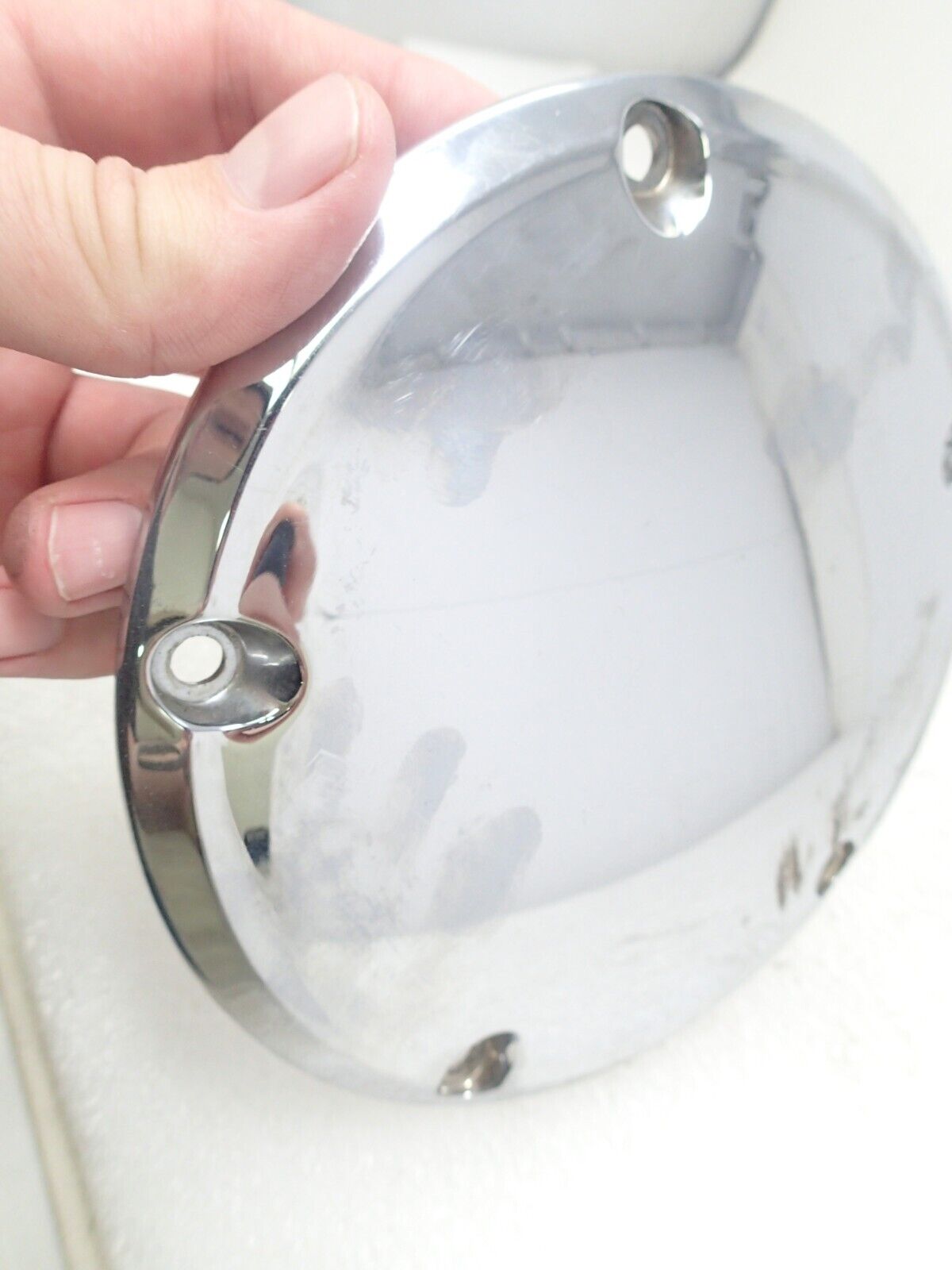 2000 Harley Road King CHROME Primary Derby Clutch Cover 25415-99 (damaged)