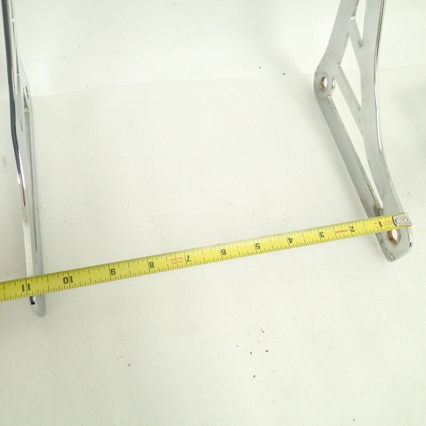 Chrome Backrest Sissy Bar With Leather Pad For Harley Softail Flstc Flstf Flstn