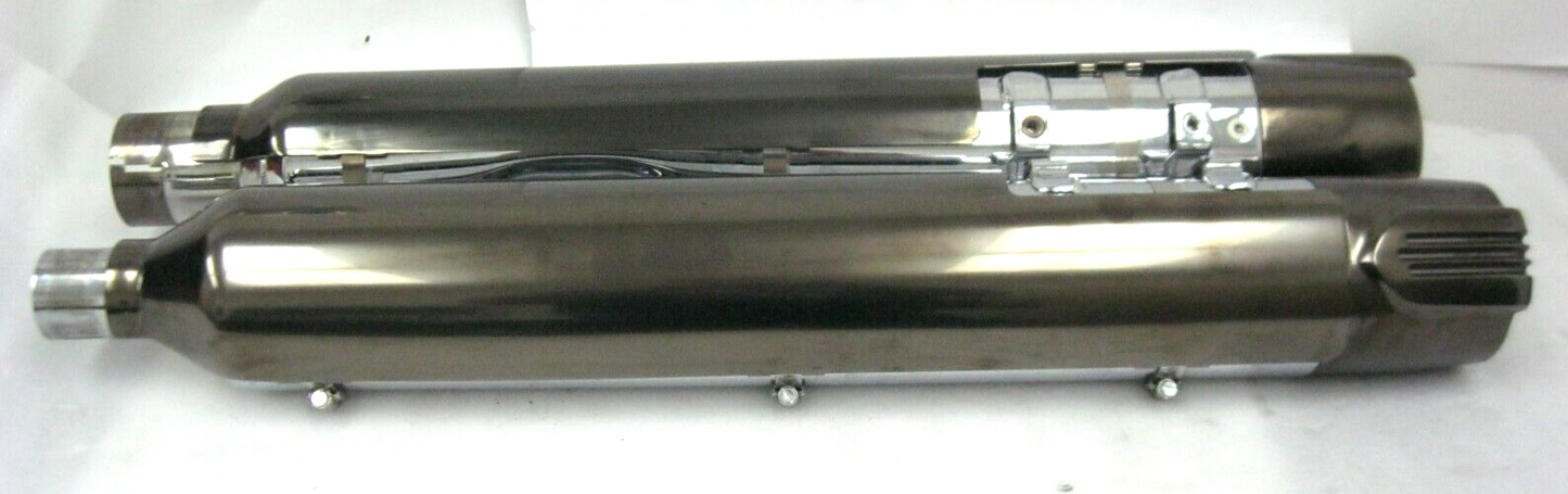 Harley-Davidson CVO 18-20 CVO Chrome Mufflers 64900731/2 & End Caps 65100146