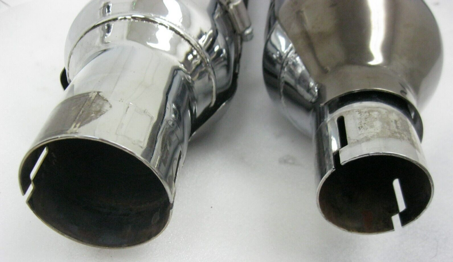 Harley-Davidson CVO 18-20 CVO Chrome Mufflers 64900731/2 & End Caps 65100146