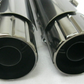 Harley-Davidson CVO M8 CVO Mufflers 64900731/2 & Smoked Satin End Caps 65100144