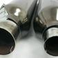 Harley-Davidson CVO M8 CVO Mufflers 64900731/2 & Smoked Satin End Caps 65100144