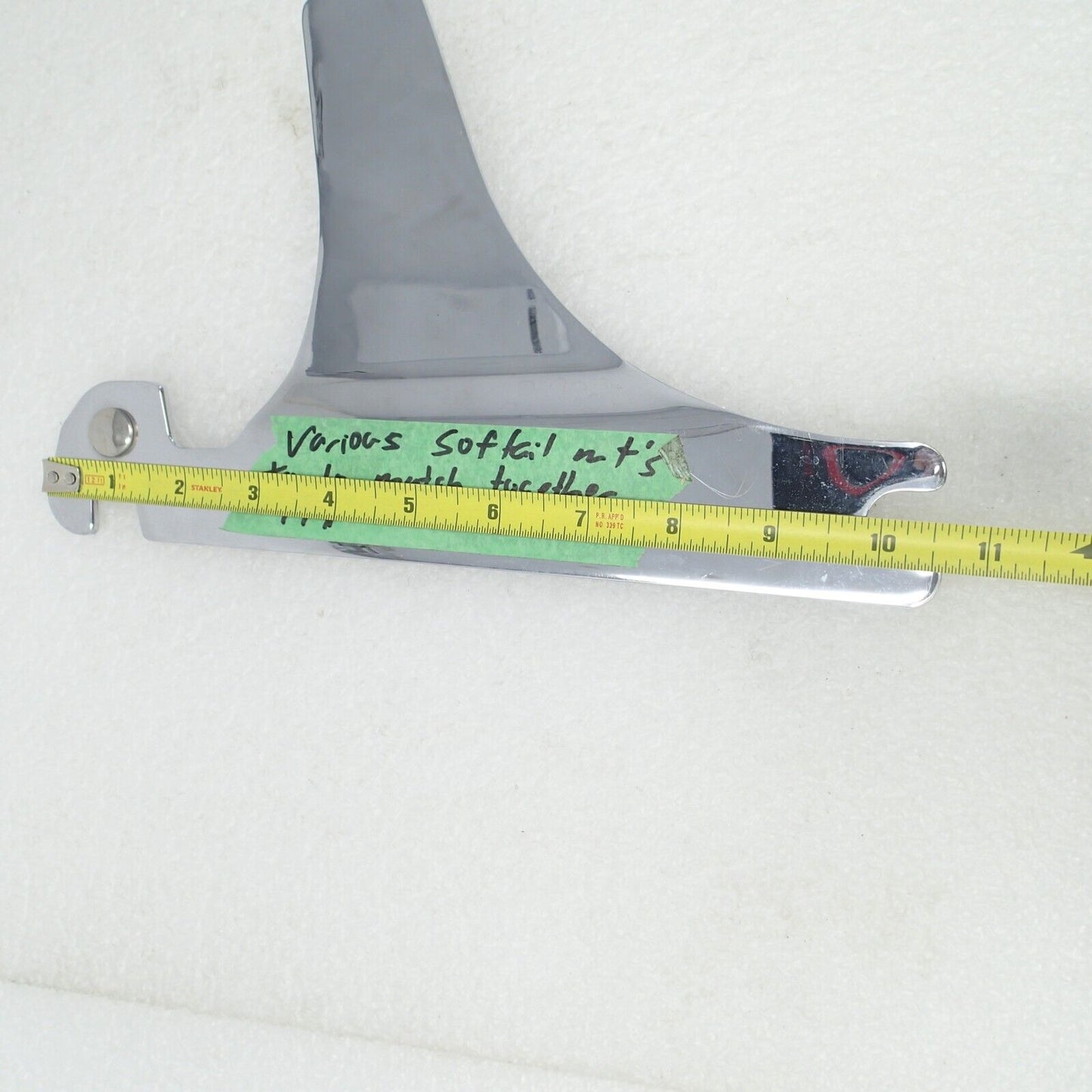 Sissy Bar Detachable Side Plate 50-1608 (Single RH)