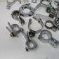 Miscellaneous Collection of Harley & Custom Clamps & Brackets (6Lbs)
