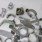 Miscellaneous Collection of Harley & Custom Clamps & Brackets (6Lbs)