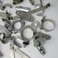 Miscellaneous Collection of Harley & Custom Clamps & Brackets (6Lbs)