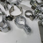 Miscellaneous Collection of Harley & Custom Clamps & Brackets (6Lbs)
