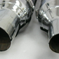 Harley-Davidson CVO M8 CVO Mufflers 64900731/2 & Smoked Satin End Caps 65100144