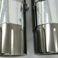 Harley-Davidson CVO M8 CVO Mufflers 64900731/2 & Smoked Satin End Caps 65100144