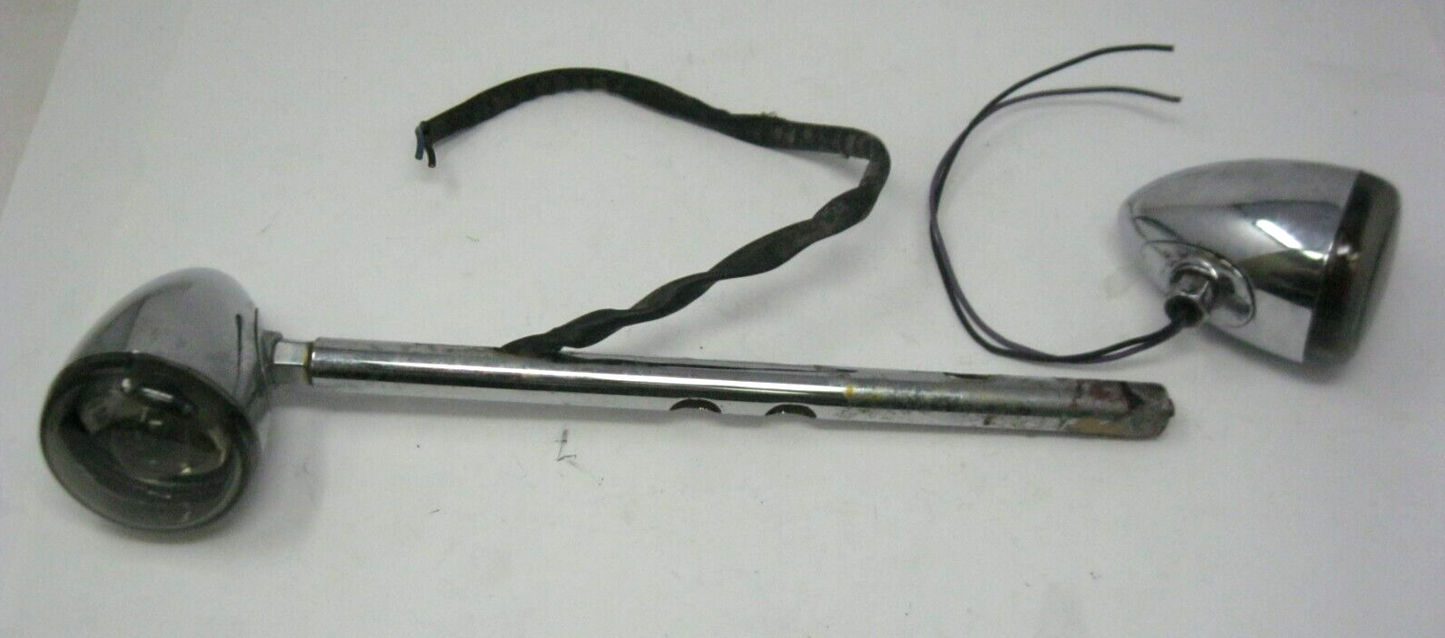 Unbranded Bullet Signal Lights on 10" Bar with Broken Threads on one end