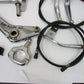 Huge Misc. Parts Lot Harley Kick Stand Clamp clutch hose mount etc. 15.4lb