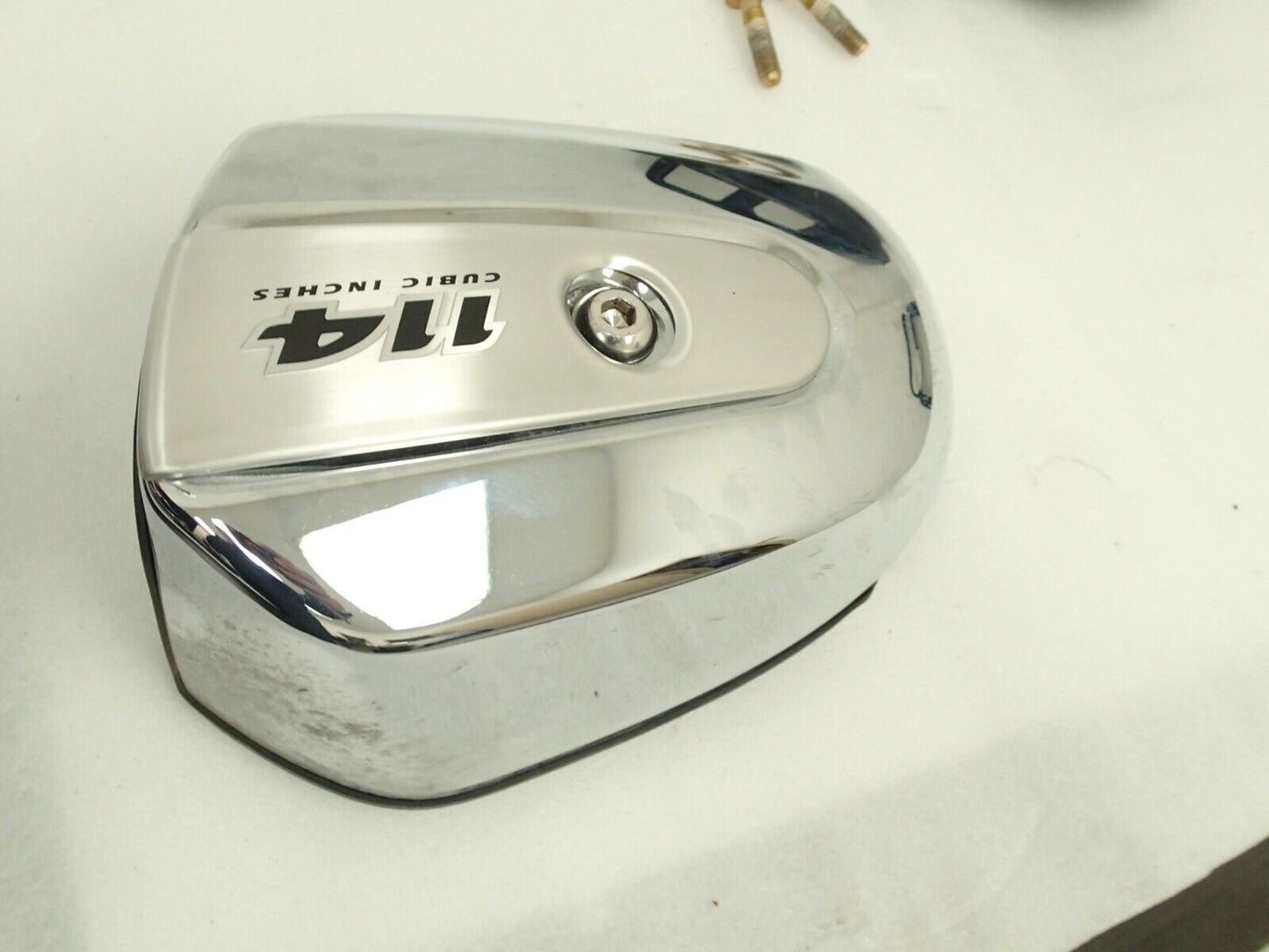 Harley 114 Chrome OEM Air Filter Cleaner Assembly M8 Touring Cover M8