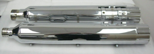 Harley-Davidson CVO 18-20 CVO Chrome Mufflers 64900731/2 & End Caps 65100058