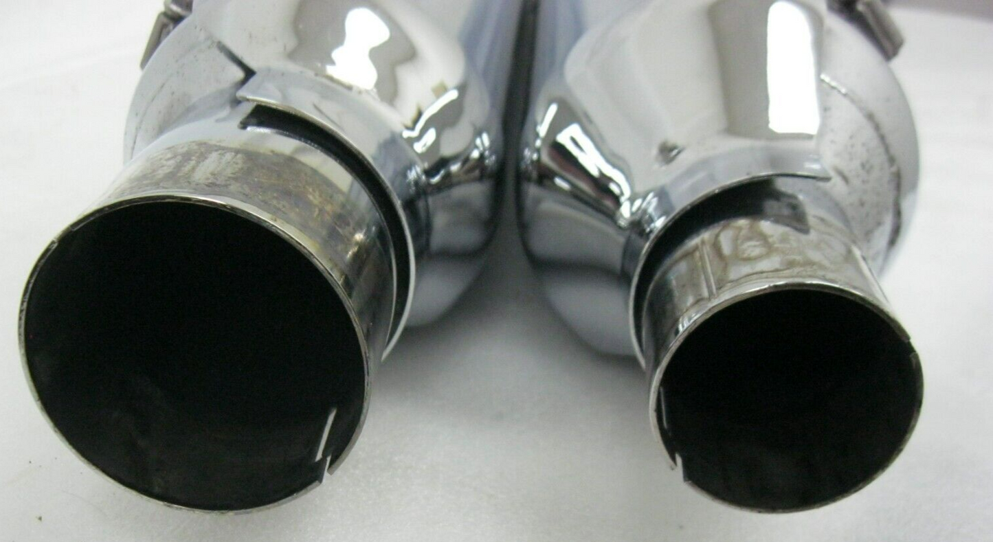Harley-Davidson CVO 18-20 CVO Chrome Mufflers 64900731/2 & End Caps 65100058
