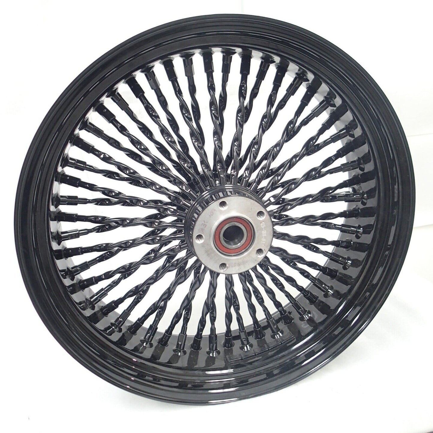 DNA 18" 18X5.5 CALI FAT SPOKE WHEEL 52 STAINLESS  HARLEY SOFTAIL DYNA REAR RIM