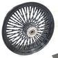 DNA 18" 18X5.5 CALI FAT SPOKE WHEEL 52 STAINLESS  HARLEY SOFTAIL DYNA REAR RIM