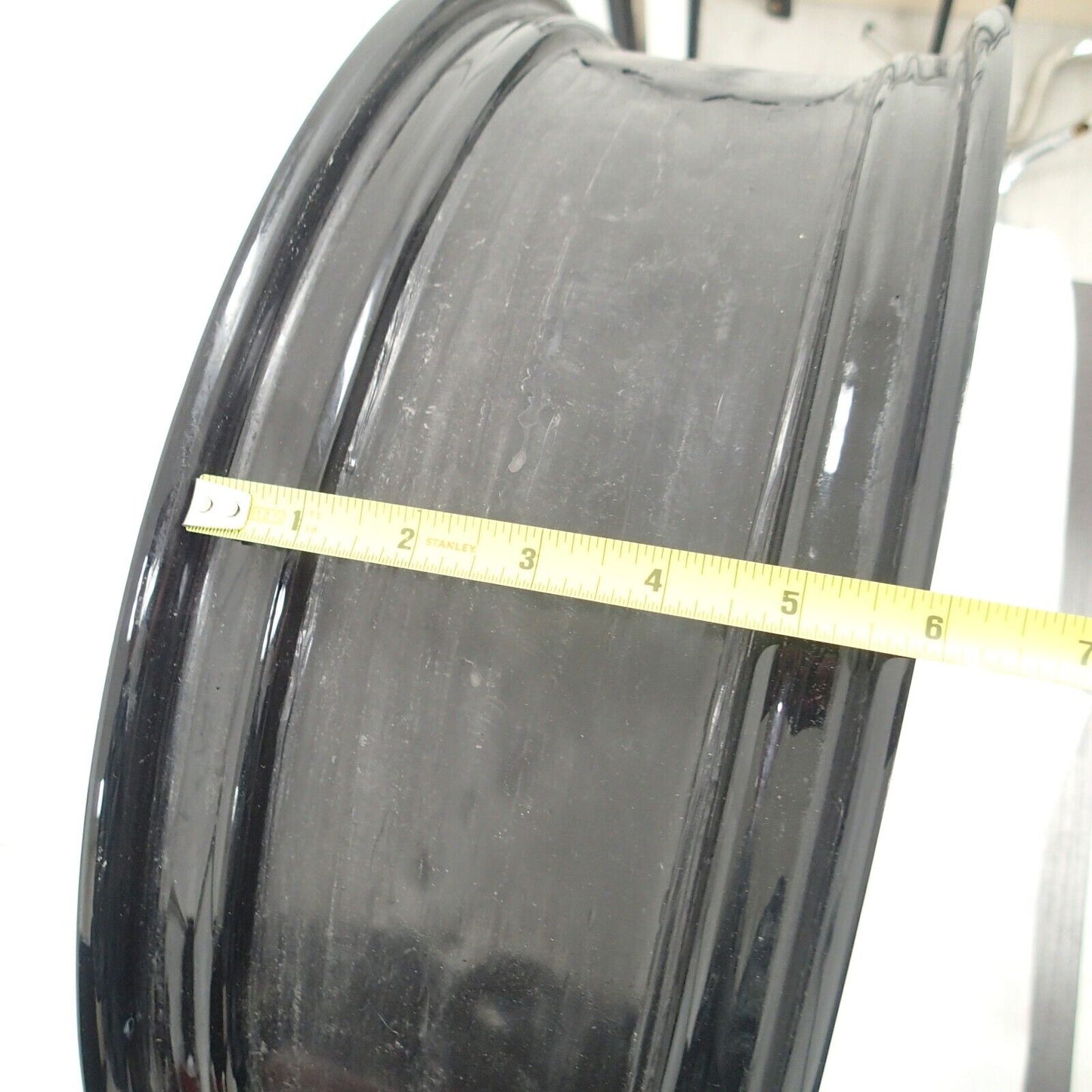 DNA 18" 18X5.5 CALI FAT SPOKE WHEEL 52 STAINLESS  HARLEY SOFTAIL DYNA REAR RIM