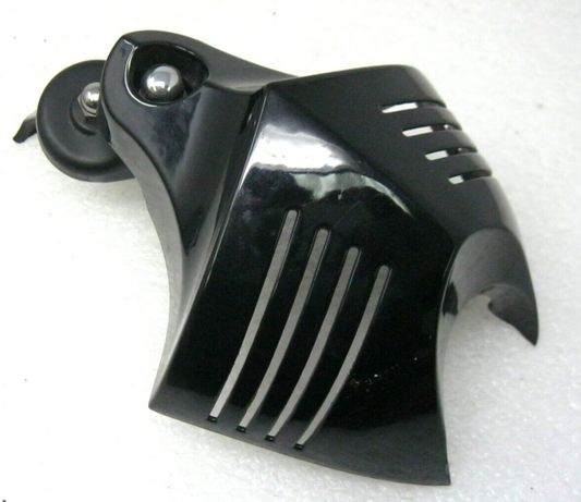 Kuryakyn Black Gloss Black V-Shield Horn Cover for 92-19 Harley-Davidsons 7204