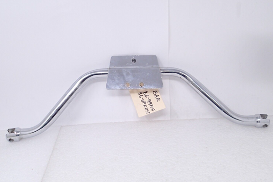 Harley softail chrome highway footpeg mustache mount footpeg bracket FLST FXST