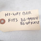 Harley softail chrome highway footpeg mustache mount footpeg bracket FLST FXST