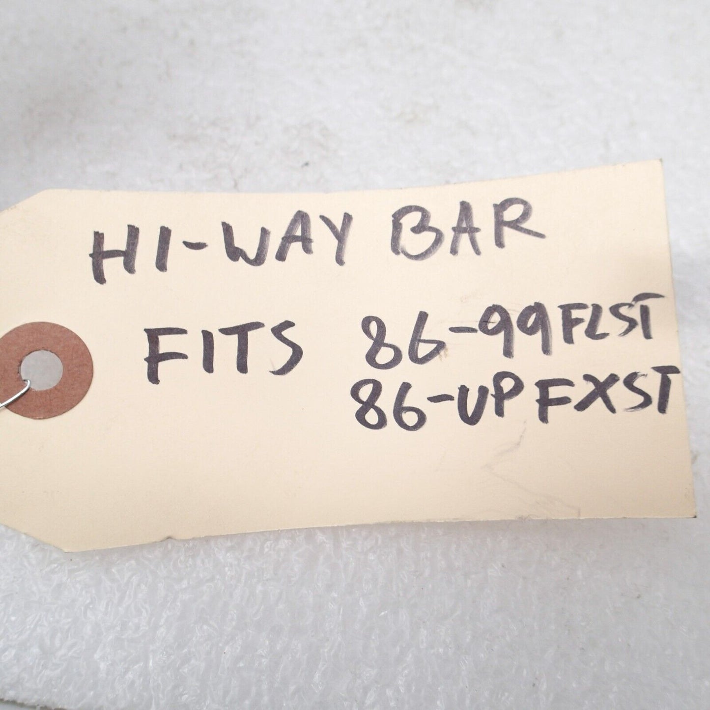Harley softail chrome highway footpeg mustache mount footpeg bracket FLST FXST