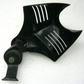 Kuryakyn Black Gloss Black V-Shield Horn Cover for 92-19 Harley-Davidsons 7204