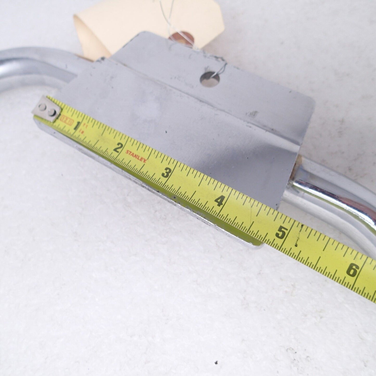 Harley softail chrome highway footpeg mustache mount footpeg bracket FLST FXST