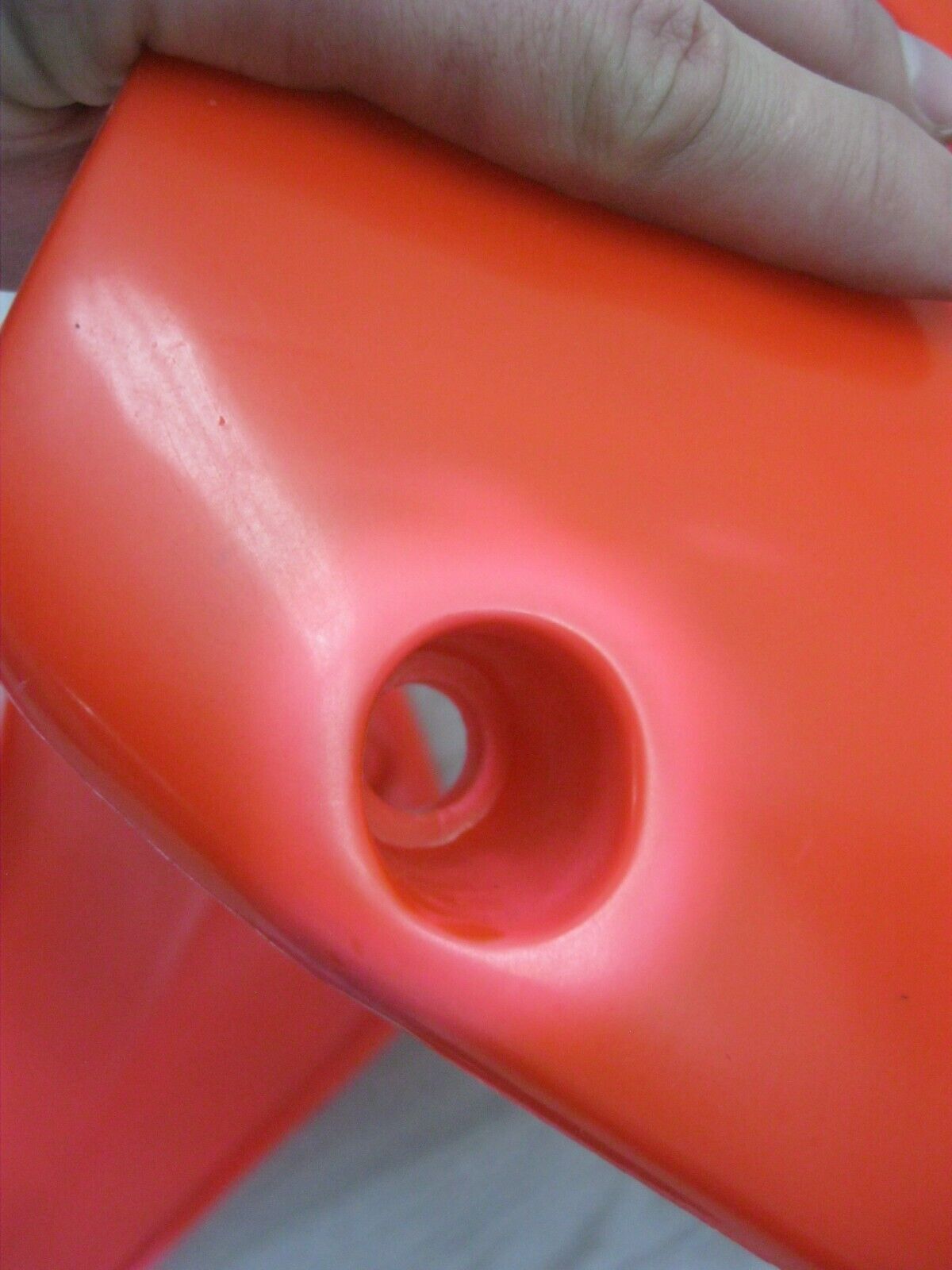 HONDA CR125 Red Radiator Cover RED CR-CR125 (98-99 )