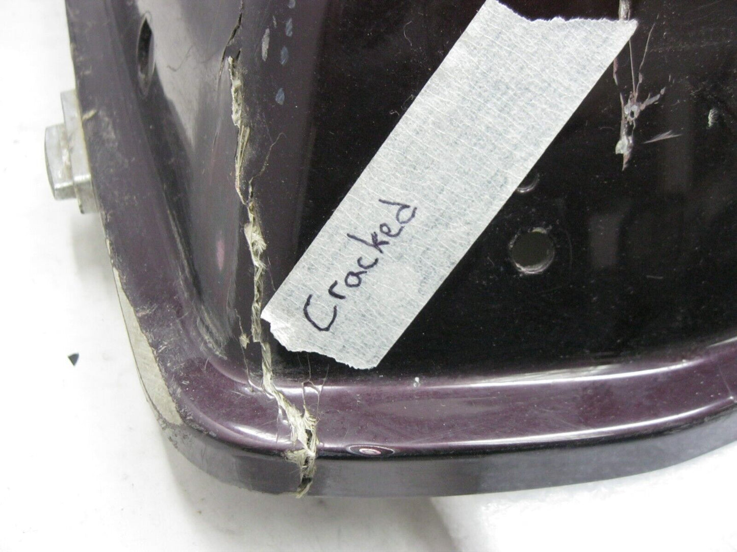 Harley-Davidson OEM 93-13 Tour-Pak Lid, (Scuffs in Paint & Cracked)