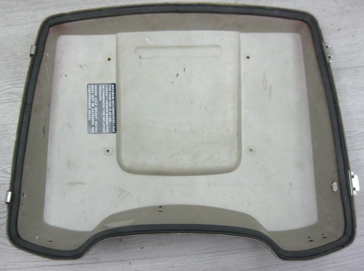 Harley-Davidson OEM 93-13 Tour-Pak Lid, (Scuffs in Paint & Cracked)