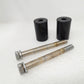 LA CHOPPERS LA-7414-03B EXTENSIONS RISR 2"HFTY BK 0602-0670