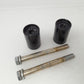 LA CHOPPERS LA-7414-03B EXTENSIONS RISR 2"HFTY BK 0602-0670