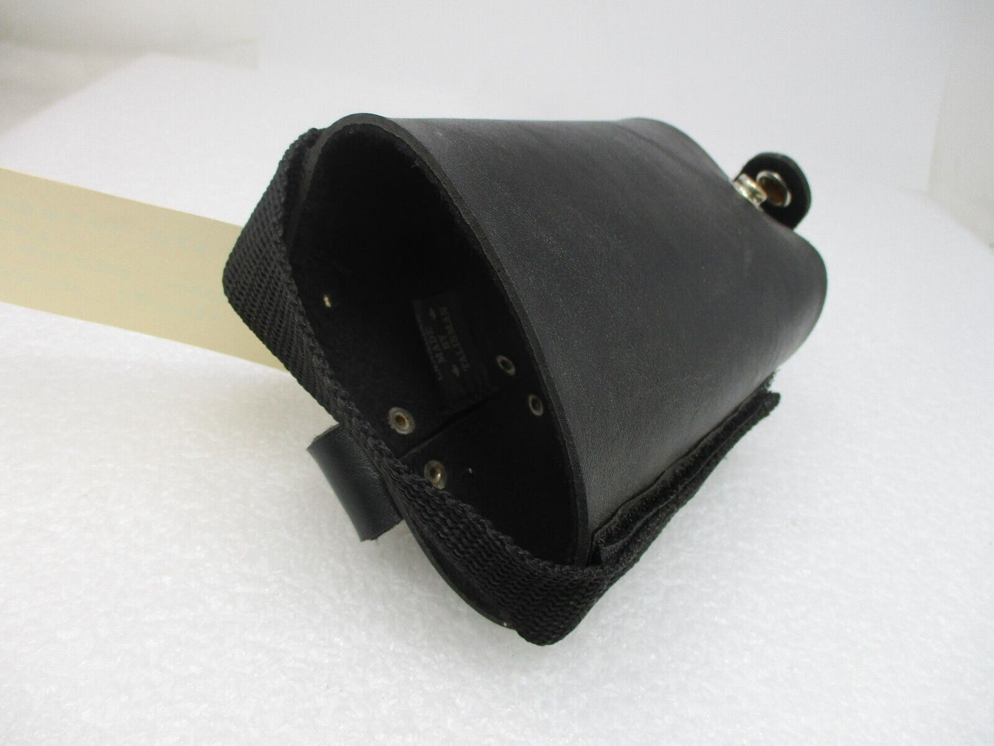 TALISMAN LEATHER Bike Cup HOLDER WITH SNAPS UNIVERSAL FIT HARLEY any Motorcycle