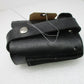 TALISMAN LEATHER Bike Cup HOLDER WITH SNAPS UNIVERSAL FIT HARLEY any Motorcycle