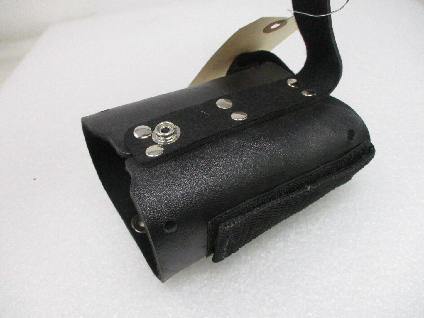 TALISMAN LEATHER Bike Cup HOLDER WITH SNAPS UNIVERSAL FIT HARLEY any Motorcycle
