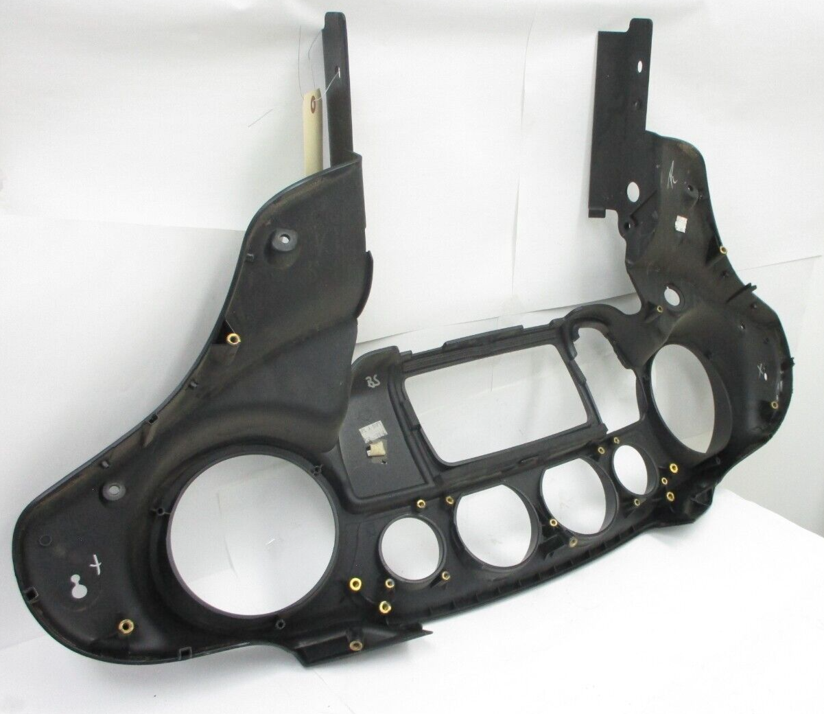 Genuine 14-21 OEM Harley Touring Batwing Inner Fairing Vivid matt Black - Crack