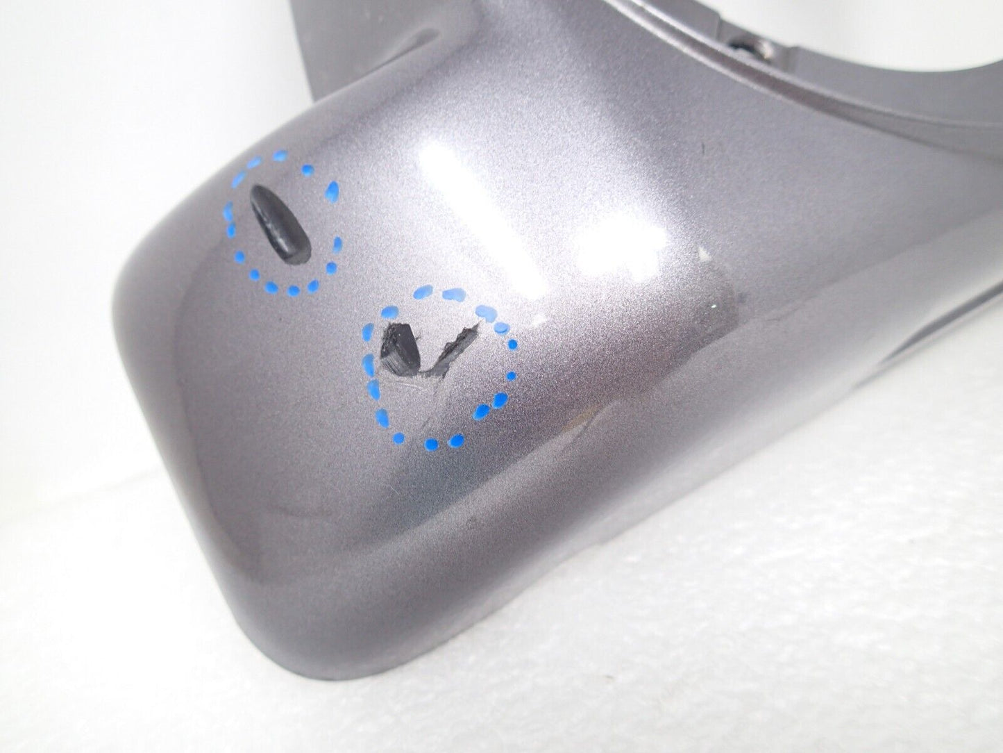 Harley Lower Fairing Speaker Grill Cover Charcoal Pearl Silver 57100236 Scuff