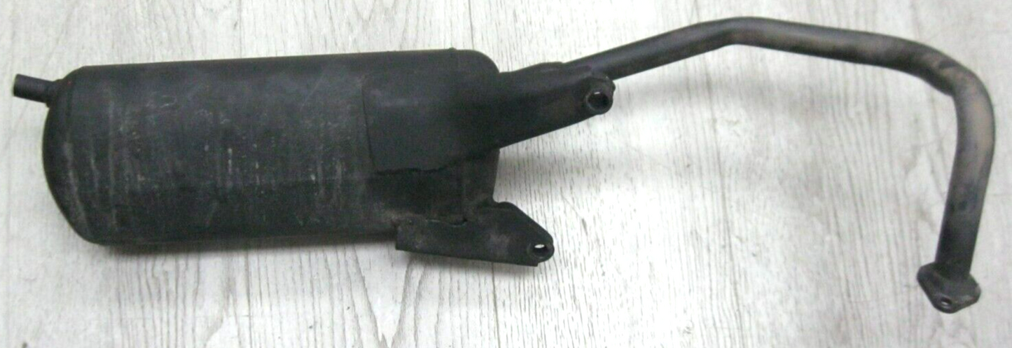 Unbranded Scooter Exhaust Pipe & Muffler - "OUTS" on Bracket. Possibly for GY6