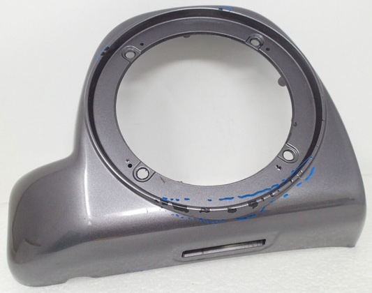 Harley Lower Fairing Speaker Grill Cover Charcoal Pearl Silver 57100236 USED