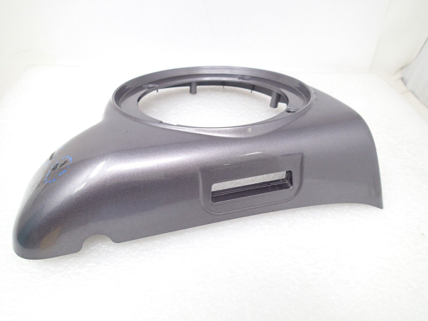 Harley Lower Fairing Speaker Grill Cover Charcoal Pearl Silver 57100236 Scuff