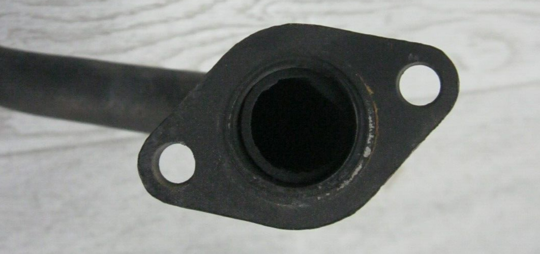Unbranded Scooter Exhaust Pipe & Muffler - "OUTS" on Bracket. Possibly for GY6