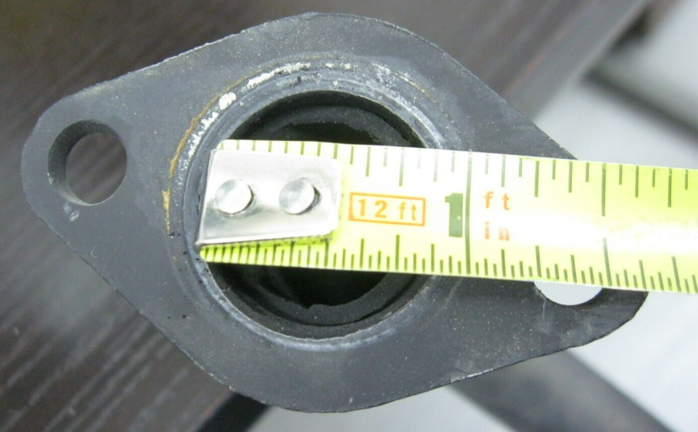 Unbranded Scooter Exhaust Pipe & Muffler - "OUTS" on Bracket. Possibly for GY6