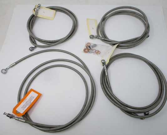 LA CHOPPERS Handlebar Cable/Brake '14-'16 FLHT SS w ABS 12-14" LA-8052KT-13