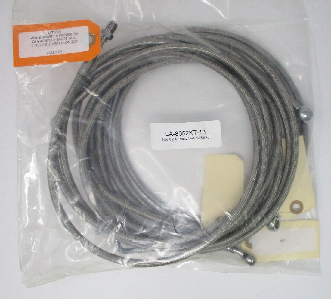 LA CHOPPERS Handlebar Cable/Brake '14-'16 FLHT SS w ABS 12-14" LA-8052KT-13