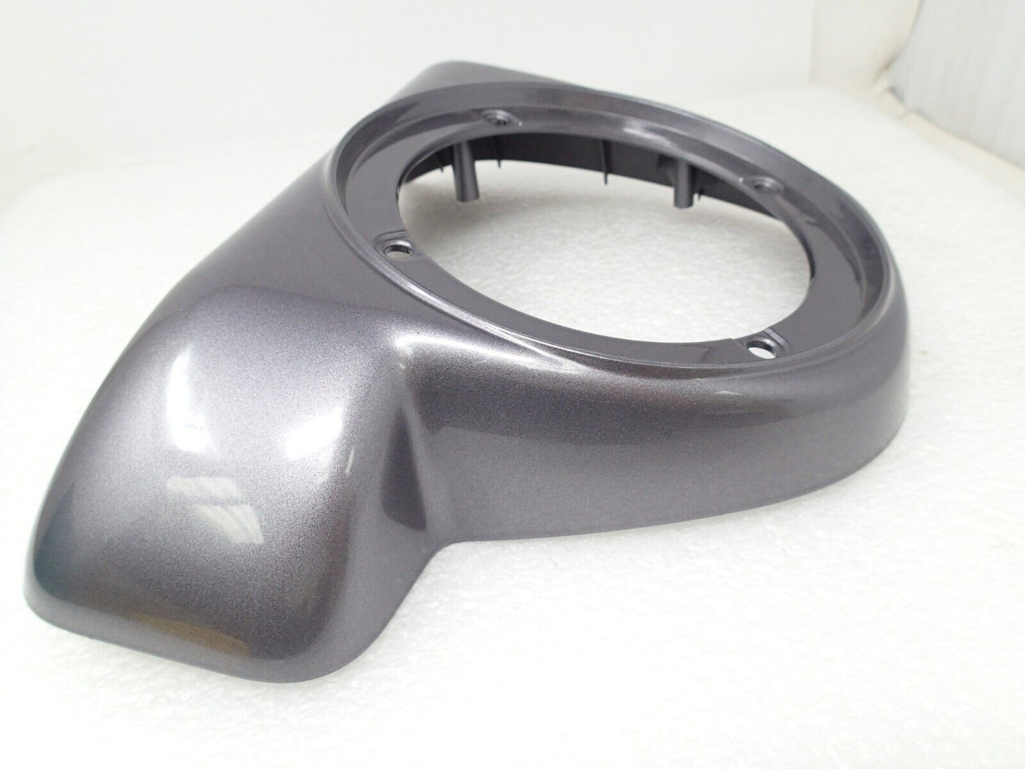 Harley Lower Fairing Speaker Grill Cover Charcoal Pearl Silver 57100236