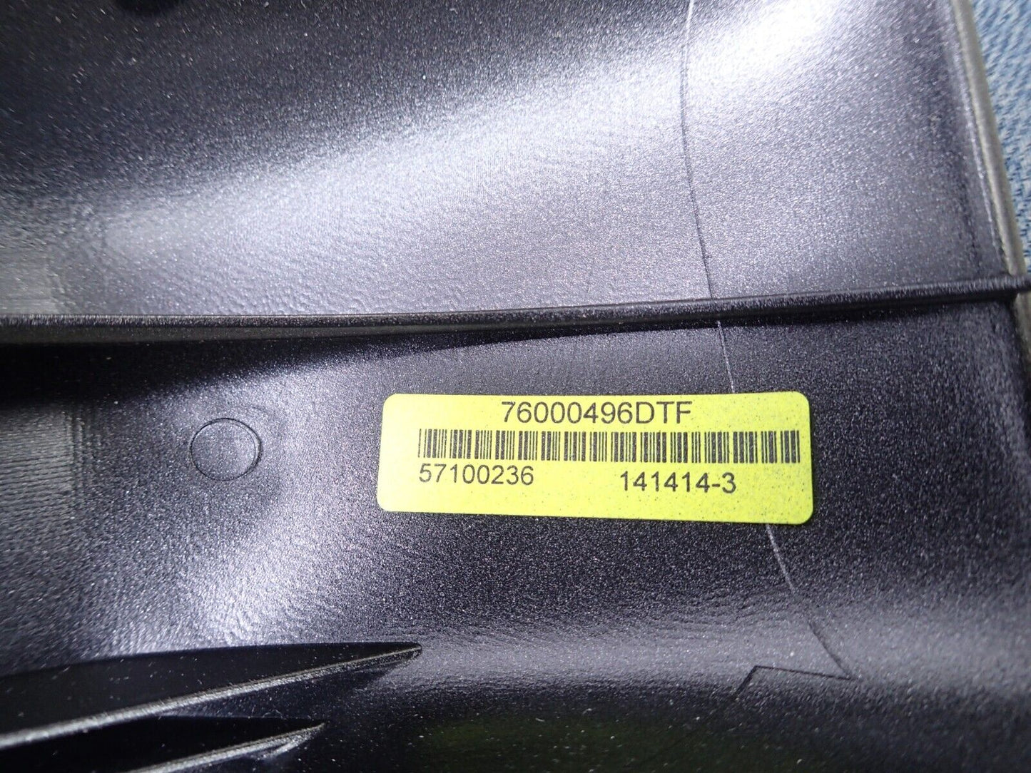 Harley Lower Fairing Speaker Grill Cover Charcoal Pearl Silver 57100236