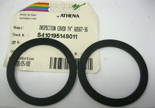 Athena Inspection Cover Gaskets. Replaces 74" HD# 60567-36  (2)   S410195149011