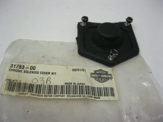 Harley-Davidson OEM 03-06 Wrinkle Black Solinoid Cover Kit 31783-00